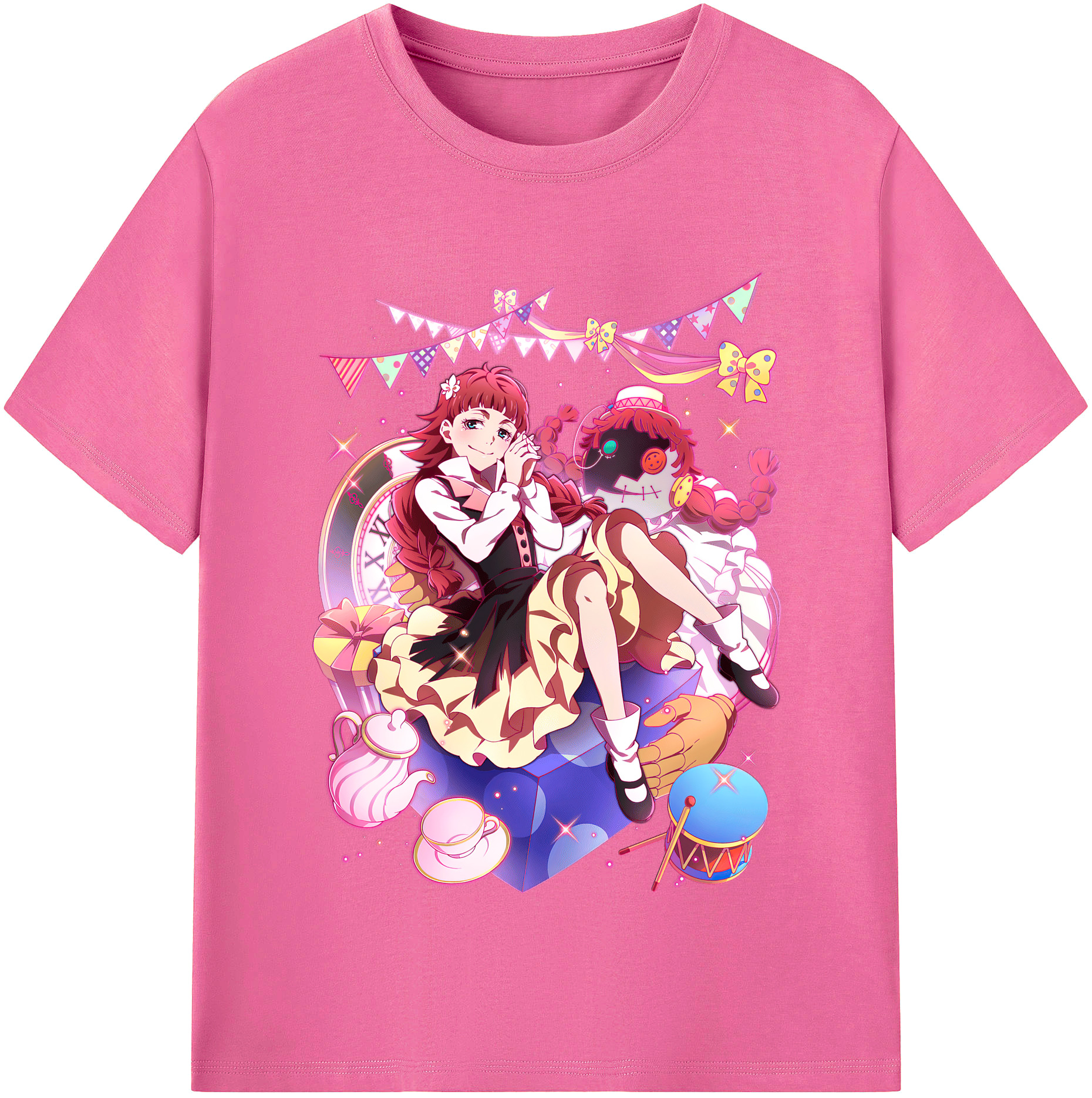 （画像用） 文豪ストレイドッグス Bungo Stray Dogs レディースカジュアルプリントTシャツ（綿100％）